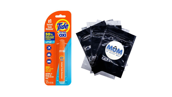 To Go Instant Laundry Stain Remover Pen and Spot Cleaner, Travel and Pocket Size Stain Stick - 1 pack - 0.33 fl oz per pack - plus 3 My Outlet Mall Resealable Storage Pouches