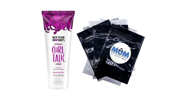Curl Talk Defining Curl Cream, Travel Size - 1 pack - 2fl oz per pack - plus 3 My Outlet Mall Resealable Storage Pouches