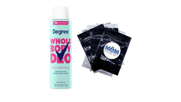 Women Whole Body Deodorant Spray for Women Rose & Waterlily Scent Aluminum Free - 1 pack - 4 oz per pack - plus 3 My Outlet Mall Resealable Storage Pouches