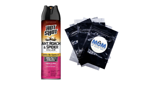 Ant, Roach & Spider Killer, Fresh Floral Scent Formula - 1 pack - 17.5 oz per pack - plus 3 My Outlet Mall Resealable Storage Pouches
