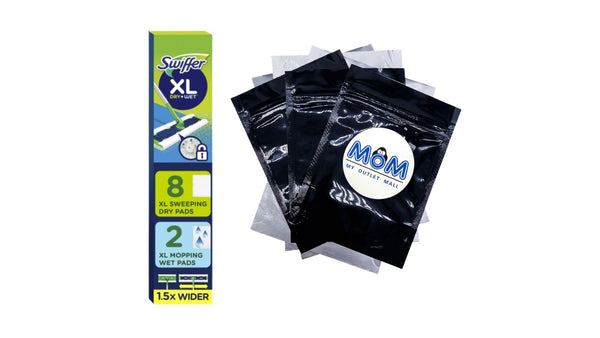 Sweeper XL 2-in-1 Dry + Wet Floor Mopping and Sweeping Kit, Multi-Surface Floor Cleaning Kit - 1 pack - plus 3 My Outlet Mall Resealable Storage Pouches