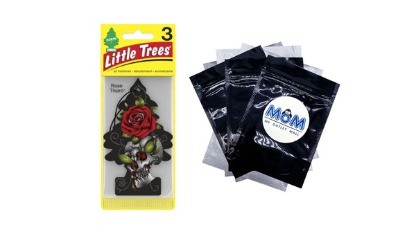 Air Freshener Rose Thorn Fragrance 3 count - 1 pack - plus 3 My Outlet Mall Resealable Storage Pouches