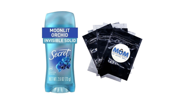 Fresh Invisible Solid Antiperspirant Deodorant for Women, Moonlit Orchid - 1 pack - 2.6 oz per pack - plus 3 My Outlet Mall Resealable Storage Pouches