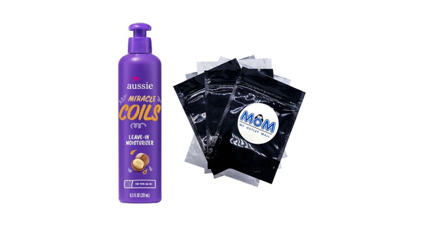Miracle Coils Leave-in Moisturizer with Macadamia Nut Oil, Sulfate Free, Coily Hair - 1 pack - 8.5Fl oz per pack - plus 3 My Outlet Mall Resealable Storage Pouches