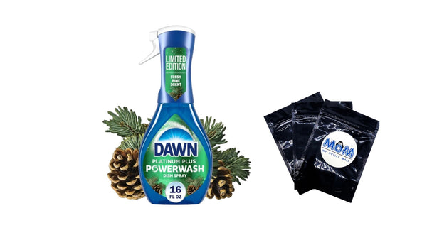 Powerwash Spray, Dish Soap, Dishwashing Liquid, Fresh Pine, 1 Starter Kit - 1 Pack - 16 oz per pack - plus 3 My Outlet Mall Resealable Storage Pouches