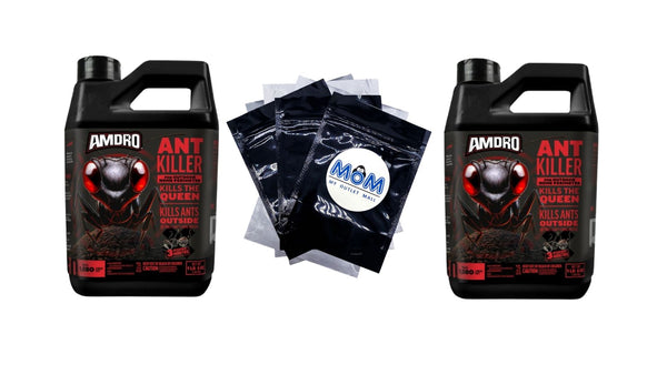 Ant Block Home Perimeter Insect Killer Bait, Powder - 2 packs - 24 oz per pack - plus 3 My Outlet Mall Resealable Storage Pouches