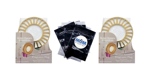 Aroma Accent Fragrance Plug, Sunbeam - 2 packs - plus 3 My Outlet Mall Resealable Storage Pouches