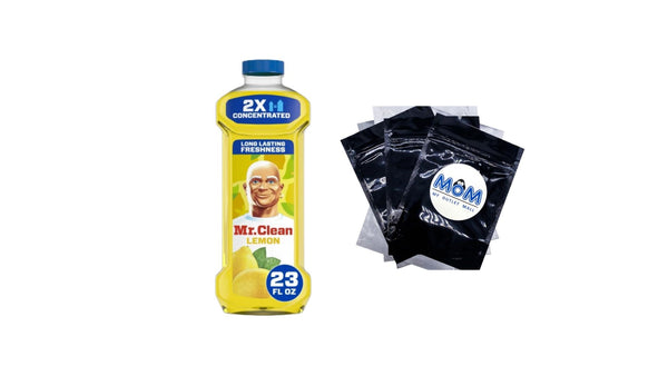 2X Concentrated Multi Surface Cleaner with Lemon Scent - 1 pack - 23 oz per pack - plus 3 My Outlet Mall Resealable Storage Pouches
