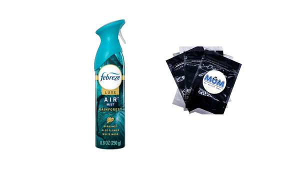 Air Freshener Spray, Odor-Fighting Room Spray, Rainforest - 1 pack - 8.8 oz per pack - plus 3 My Outlet Mall Resealable Storage Pouches