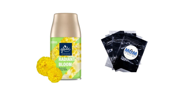 Automatic Spray Air Freshener, Radiant Bloom Limited Edition - 1 pack - 6.2 oz per pack - plus 3 My Outlet Mall Resealable Storage Pouches