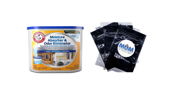 Fragrance Free Disposable Moisture Absorber -  1 pack - 14 oz per pack plus 3 My Outlet Mall Resealable Storage Pouches