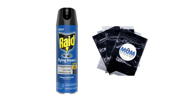 Flying Insect Killer 7, Aerosol Insecticide Spray for Flying Insects - 1 pack - 18 oz per pack plus 3 My Outlet Mall Resealable Storage Pouches