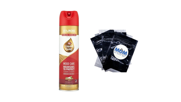 Wood Cleaner, Polish and Protector - 1 pack - 11.5 oz per pack - plus 3 My Outlet Mall Resealable Storage Pouches
