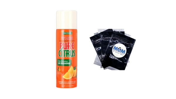 Citrus Orange Air Freshener -  1 pack - 4 oz per pack plus 3 My Outlet Mall Resealable Storage Pouches
