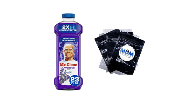 2X Concentrated Multi Surface Cleaner with Febreze Lavender Scent - 1 pack - 23 oz per pack - plus 3 My Outlet Mall Resealable Storage Pouches