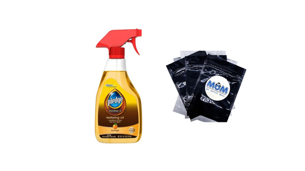 Restore & Shine Furniture Spray Cleaner with Orange Oil Polish - 1 pack - 16 oz per pack - plus 3 My Outlet Mall Resealable Storage Pouches