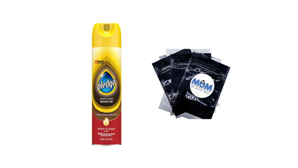 Expert Care Wood Oil Furniture Polish, Nourishes, Protects, and Revitalizes Furniture - 1 pack - 9.7 oz per pack - plus 3 My Outlet Mall Resealable Storage Pouches
