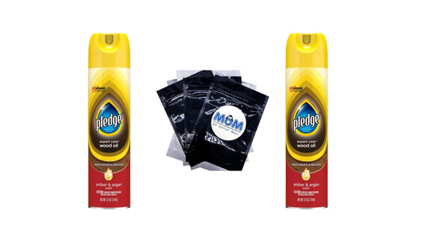 Expert Care Wood Oil Furniture Polish, Nourishes, Protects, and Revitalizes Furniture - 2 packs - 9.7 oz per pack - plus 3 My Outlet Mall Resealable Storage Pouches