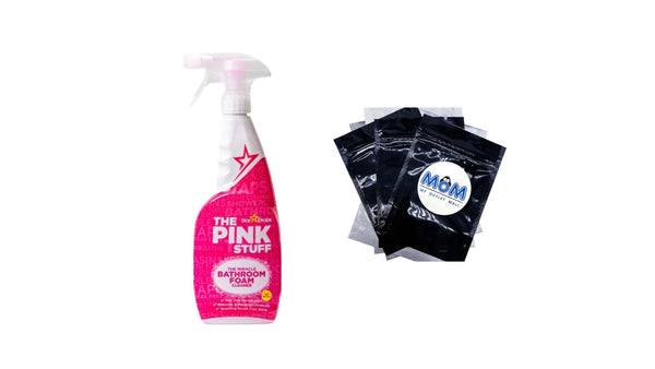 Bathroom Foam Spray, All Purpose Cleaner, Rhubarb Scent -1 pack - 25.36 oz per pack - plus 3 My Outlet Mall Resealable Storage Pouches