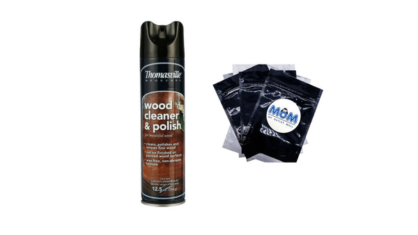 Wood Cleaner & Polish - 1 pack - 12.5 oz per pack - plus 3 My Outlet Mall Resealable Storage Pouches