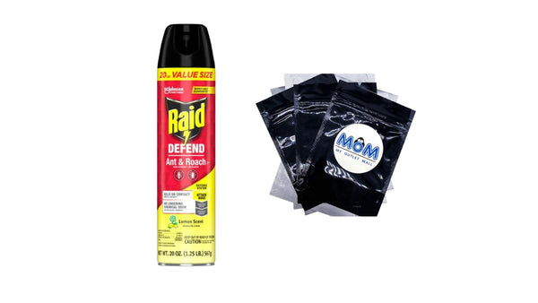 Defend Indoor Defense System Roach and Ant Killer Spray Value Size - 1 pack - 20 oz per pack plus 3 My Outlet Mall Resealable Storage Pouches