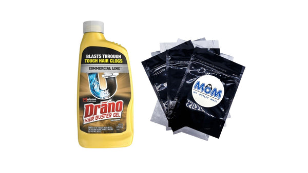 Hair Buster Gel Drain Clog Remover, Commercial Line - 1 pack - 16 oz per pack - plus 3 My Outlet Mall Resealable Storage Pouches