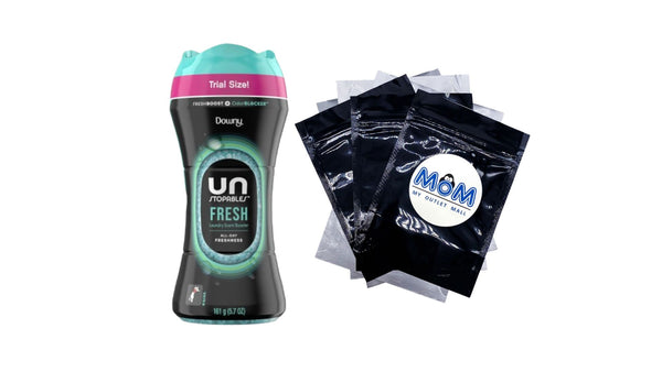 Unstopables Laundry Scent Booster Beads, Fresh Scent - 1 pack - 5.7 oz per pack plus 3 My Outlet Mall Resealable Storage Pouches