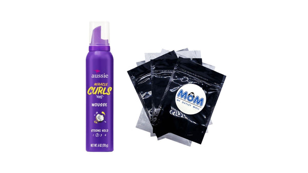 Miracle Curls Styling Mousse with Coconut & Jojoba Oil, for Curly Hair, Unisex - 1 pack - 6Fl oz per pack - plus 3 My Outlet Mall Resealable Storage Pouches
