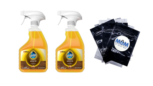Wood Oil, Expert Care, Trigger, Orange Scent - 2 packs - 16 oz per pack - plus 3 My Outlet Mall Resealable Storage Pouches