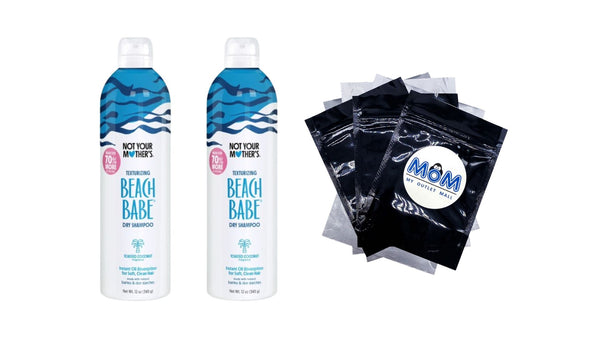Beach Babe Jumbo Dry Shampoo - 2 packs - 12 oz per pack - plus 3 My Outlet Mall Resealable Storage Pouches