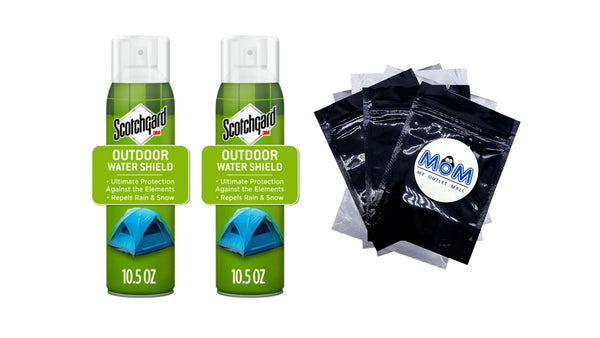 Outdoor Water Shield - 2 packs - 10.5 oz per pack - plus 3 My Outlet Mall Resealable Storage Pouches