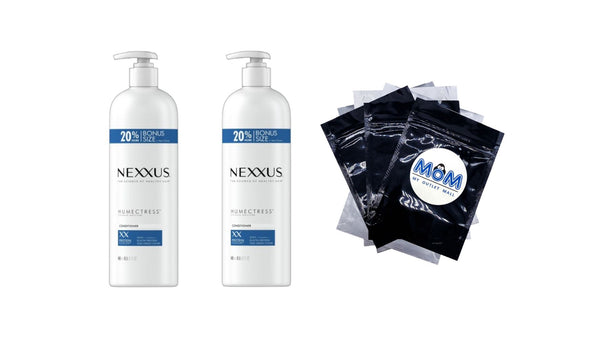 Humectress Moisture Daily Conditioner for Dry Hair with Pump - 2 packs - 16.5 oz per pack - plus 3 My Outlet Mall Resealable Storage Pouches