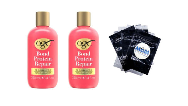 Repair & Protect Bond Protein Repair Pre-Shampoo - 2 packs - 8.4Fl oz per pack - plus 3 My Outlet Mall Resealable Storage Pouches