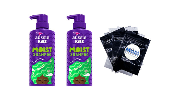 Kids Moist Sulfate Shampoo - 2 packs - 16Fl oz per pack - plus 3 My Outlet Mall Resealable Storage Pouches