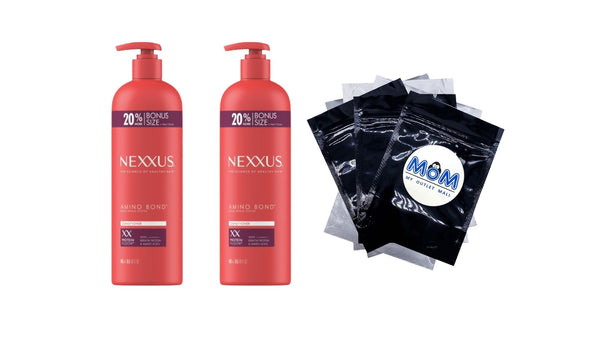 Amino Bond Moisturizing Conditioner Keratin Protein & Amino Acids All Hair Type - 2 packs - 16.5 oz per pack - plus 3 My Outlet Mall Resealable Storage Pouches