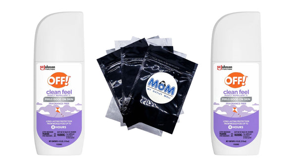 Clean Feel Picaridin Mosquito Repellent Spritz, Fragrance Free Bug Spray - 2 packs - 4 oz per pack - plus 3 My Outlet Mall Resealable Storage Pouches