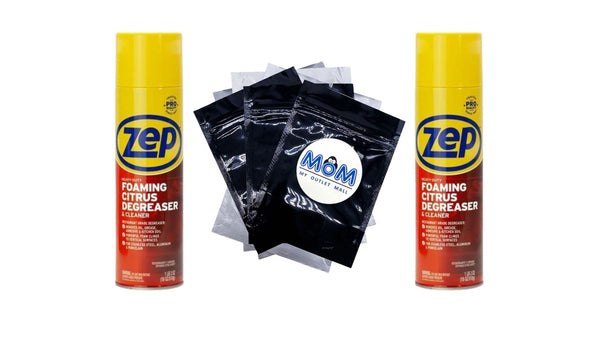 Foaming Citrus Degreaser - 2 packs - 18 oz per pack - plus 3 My Outlet Mall Resealable Storage Pouches
