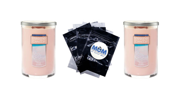 Candle Pink Sands Large 2 Wick Tumbler Candle - 2 packs - 22 oz per pack - plus 3 My Outlet Mall Resealable Storage Pouches