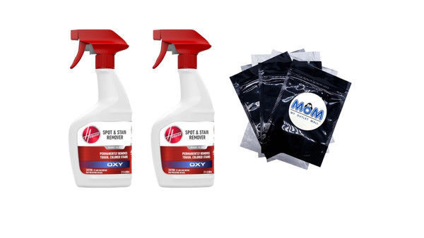 Oxy Spot and Stain Remover for Carpet and Upholstery, Ocean Breeze Scent, Liquid Cleaner Form - 2 packs - 22 oz per pack - plus 3 My Outlet Mall Resealable Storage Pouches