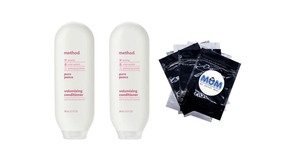 Volumizing Conditioner, Pure Peace - 2 packs - 13.5Fl oz per pack - plus 3 My Outlet Mall Resealable Storage Pouches