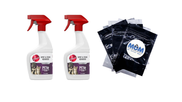 Pet Urine Eliminator Trigger Spray for Carpet and Upholstery - 2 packs - 22 oz per pack - plus 3 My Outlet Mall Resealable Storage Pouches