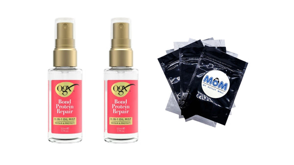 Repair & Protect Bond Protein Repair 3-in-1 Oil Mist - 2 packs - 1.7Fl oz per pack - plus 3 My Outlet Mall Resealable Storage Pouches