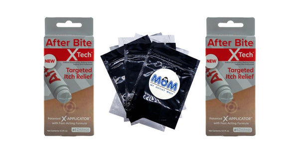 X-Tech, Advanced Powerful Itch Relieving Cream - 2 packs - 0.5 oz per pack - plus 3 My Outlet Mall Resealable Storage Pouches