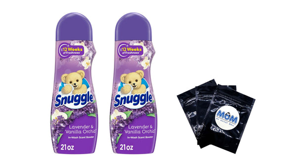 In Wash Scent Booster, Lavender & Vanilla Orchid- 2 packs - 21 oz per pack - plus 3 My Outlet Mall Resealable Storage Pouches