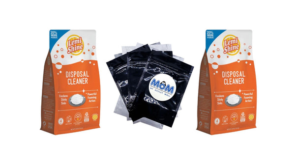 Garbage Disposal Cleaner - 2 packs - 4 Count - plus 3 My Outlet Mall Resealable Storage Pouches