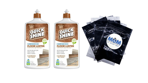 Hardwood Floor Luster, Pfas-Free Formula Floor Polish with Plant-Derived Carnauba - 2 packs - 27 oz per pack - plus 3 My Outlet Mall Resealable Storage Pouches