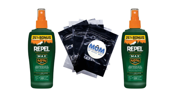 Insect Repellent Sportsmen Max Formula Pump Spray, 40% Deet - 2 packs - 7.5 oz per pack - plus 3 My Outlet Mall Resealable Storage Pouches