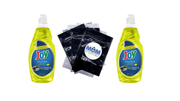 Ultra Dish Soap, Lemon Fresh Scent - 2 packs - 11 oz per pack - plus 3 My Outlet Mall Resealable Storage Pouches