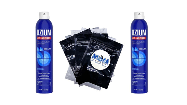 Air Sanitizer Spray, Original Scent, Cleans Air, Eliminates Odors & Freshens - 2 packs - 8 oz per pack - plus 3 My Outlet Mall Resealable Storage Pouches
