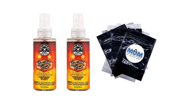 Signature Scent Air Freshener and Odor Eliminator - 2 packs - 4 oz per pack - plus 3 My Outlet Mall Resealable Storage Pouches